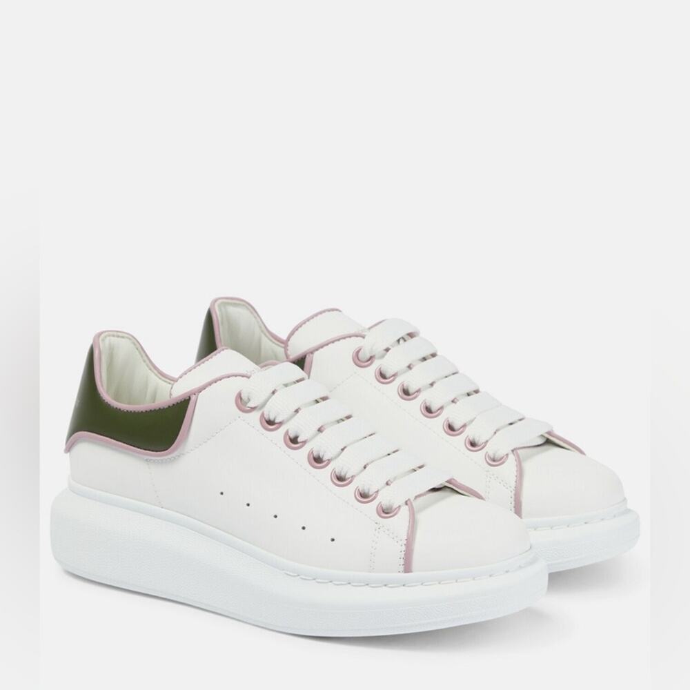 sale ends 9/29 Alexander McQueen Oversized leather sneakers 39